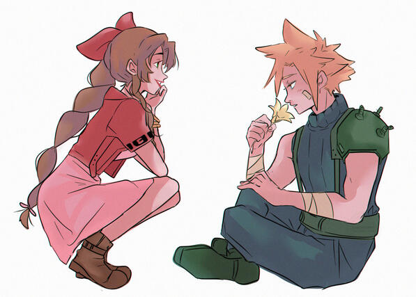 Cloud and Aerith (2019)